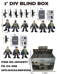 3" DIY Call of Justice Black Sea Operation Soldier Figure