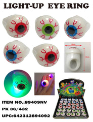 Flashing Eyeball Jelly Ring