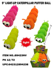 9" Puffer Light Up Caterpillar