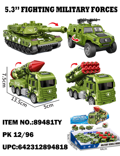 5.3“ Camouflage Military Vehicle