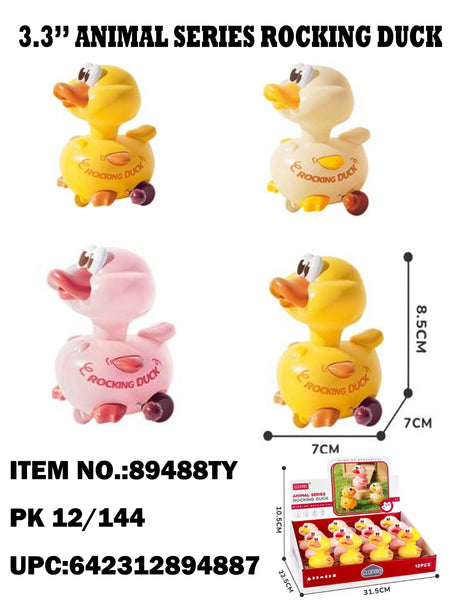 3.5" Wind-Up Cute Rocking Duck