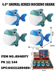 4.3" Wind-Up Cute Rocking Shark 12/144PCS