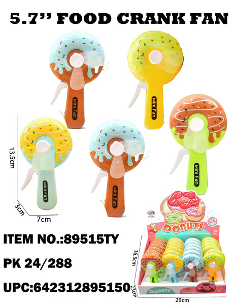 Donut Style Crank Hand Fan