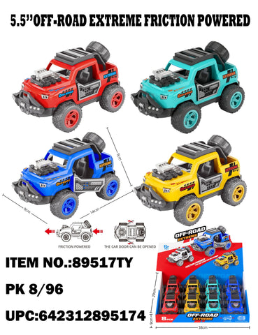 5.5" Friction Powered Off-Road Vehicle